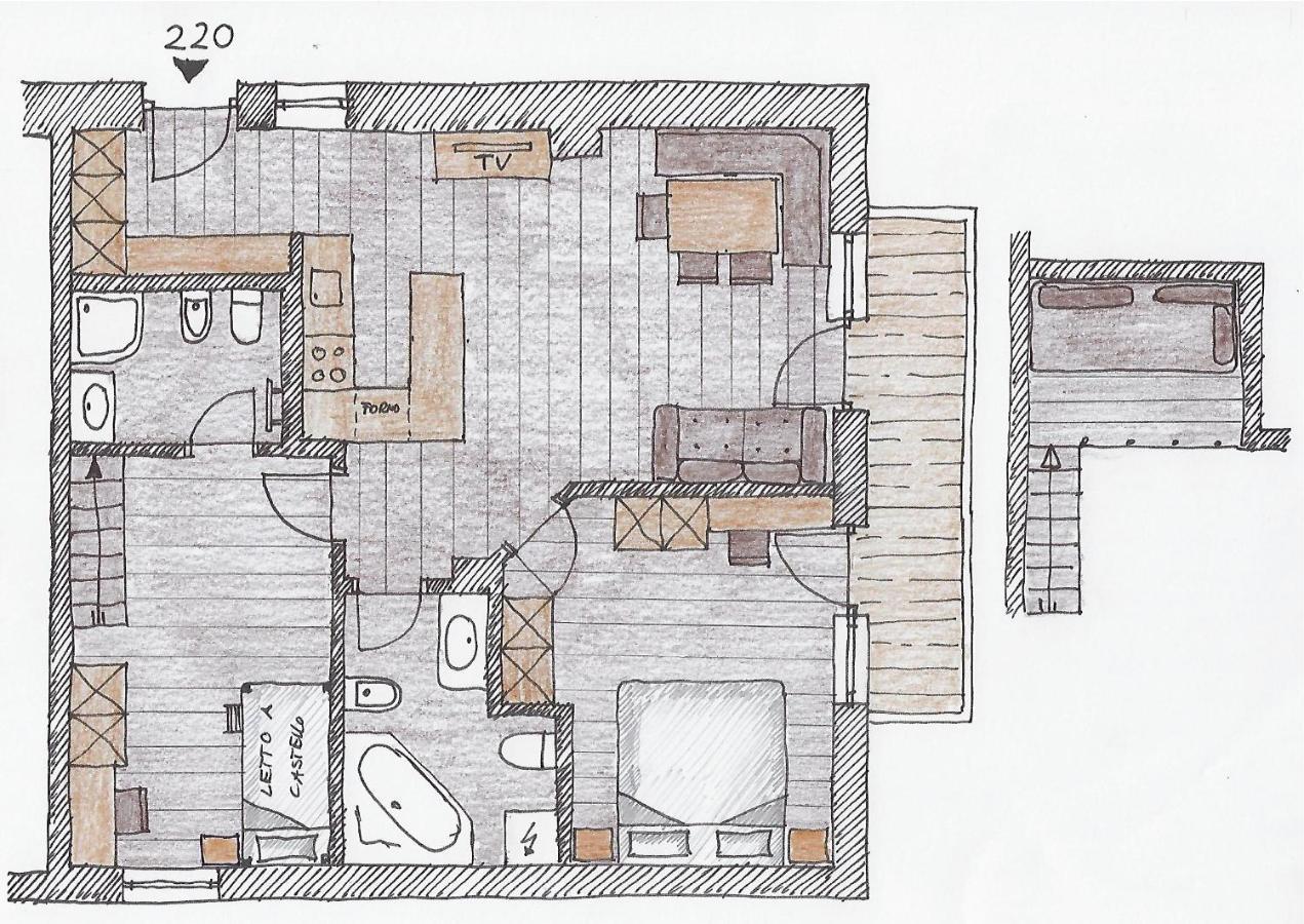 Hotel Monte44 塞尔瓦迪加尔代纳山谷 外观 照片